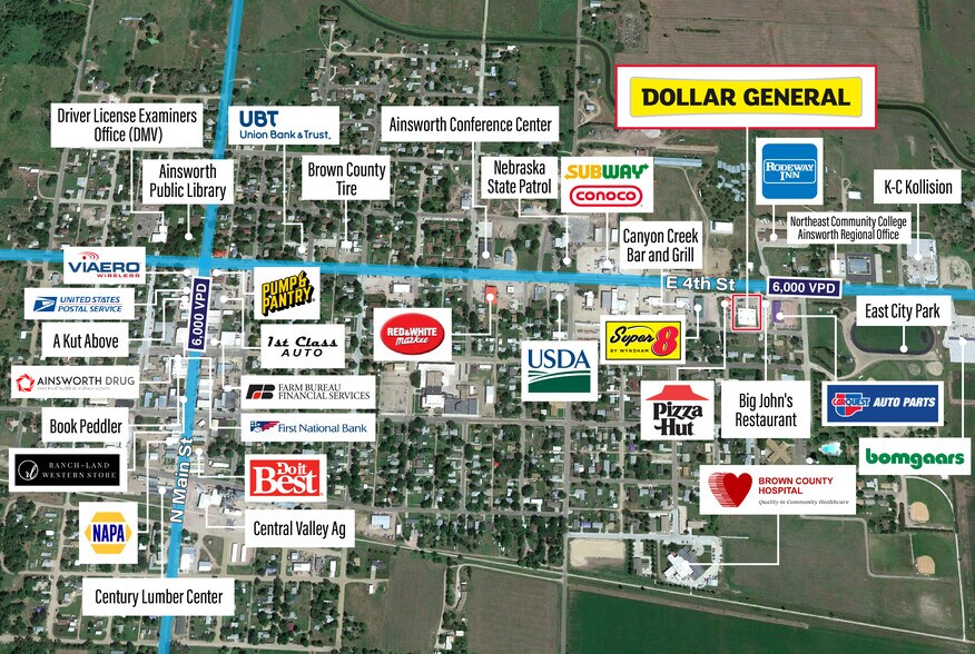 More Photos Of 1093 E 4th St, Ainsworth Freestanding For Sale