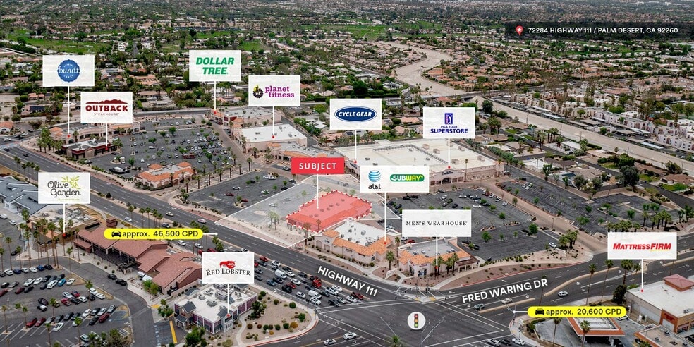 Primary Photo Of 72284 Highway 111, Palm Desert Freestanding For Sale