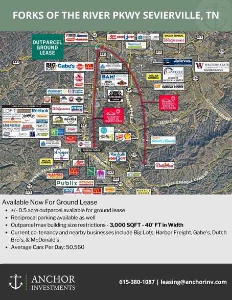 More Photos Of Forks of the River Pkwy, Sevierville Land For Lease