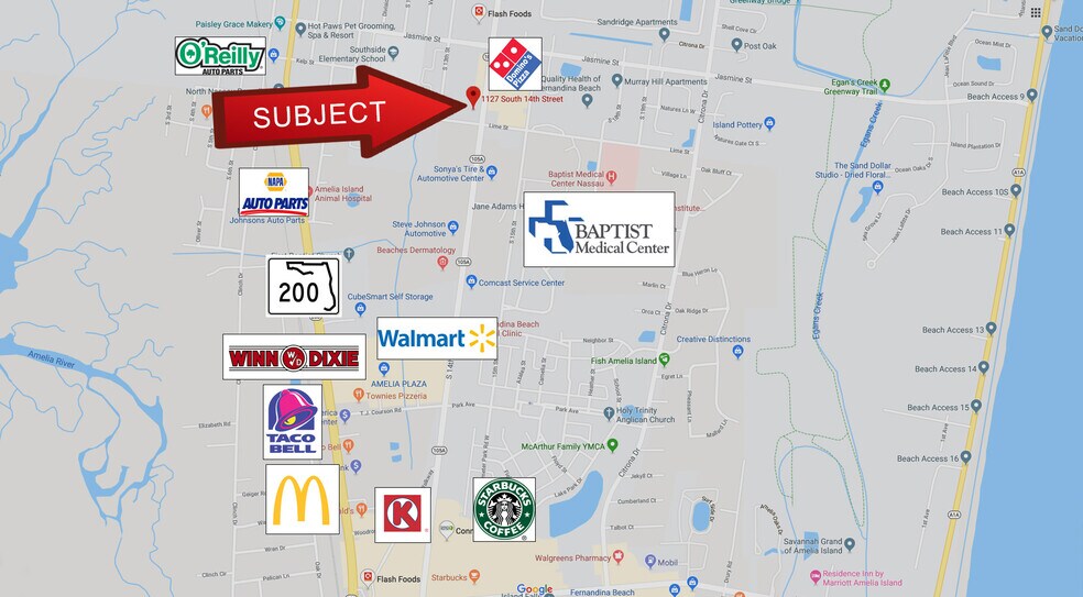 More Photos Of 1127 S 14th St, Fernandina Beach Storefront Retail Office For Lease