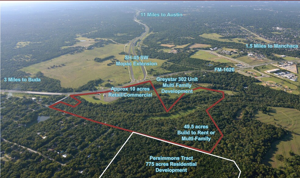More Photos Of 2211 FM 1626, Manchaca Land For Sale