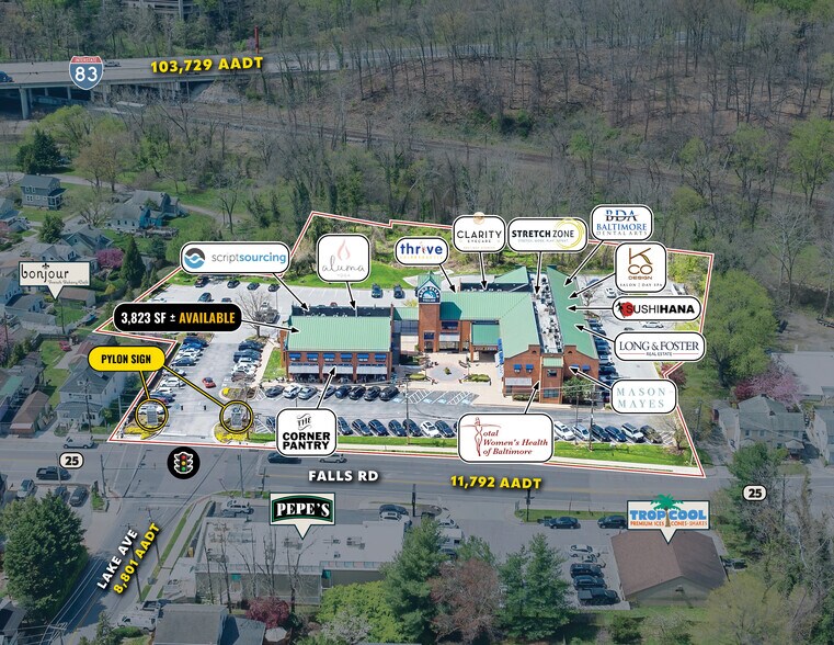 More Photos Of 6080 Falls Rd, Baltimore General Retail For Lease