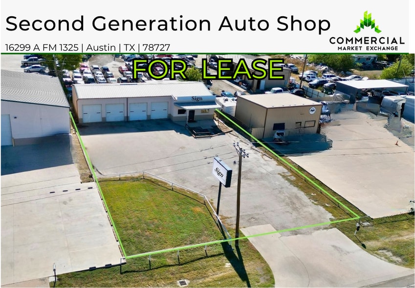 Primary Photo Of 16299 Fm 1325, Austin Auto Repair For Lease