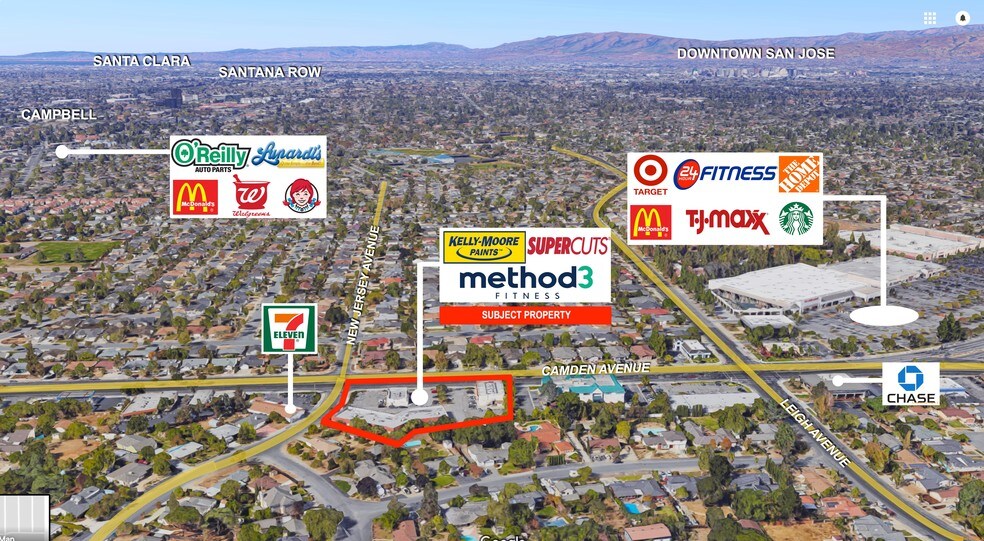 More Photos Of 1910-1920 Camden Ave, San Jose Storefront Retail Office For Sale