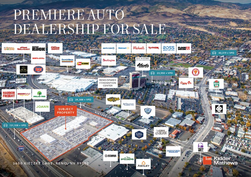 Primary Photo Of 3600 S Kietzke Ln, Reno Auto Dealership For Sale