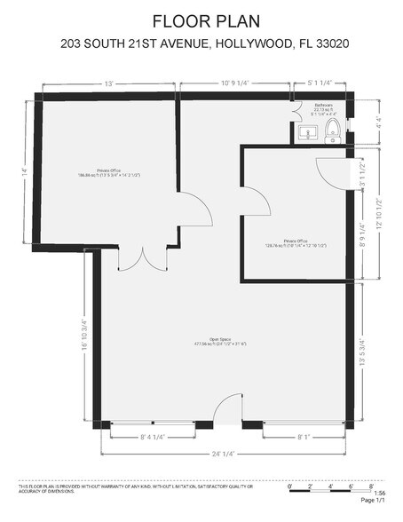 More Photos Of 2032-2046 Harrison St, Hollywood Storefront For Lease