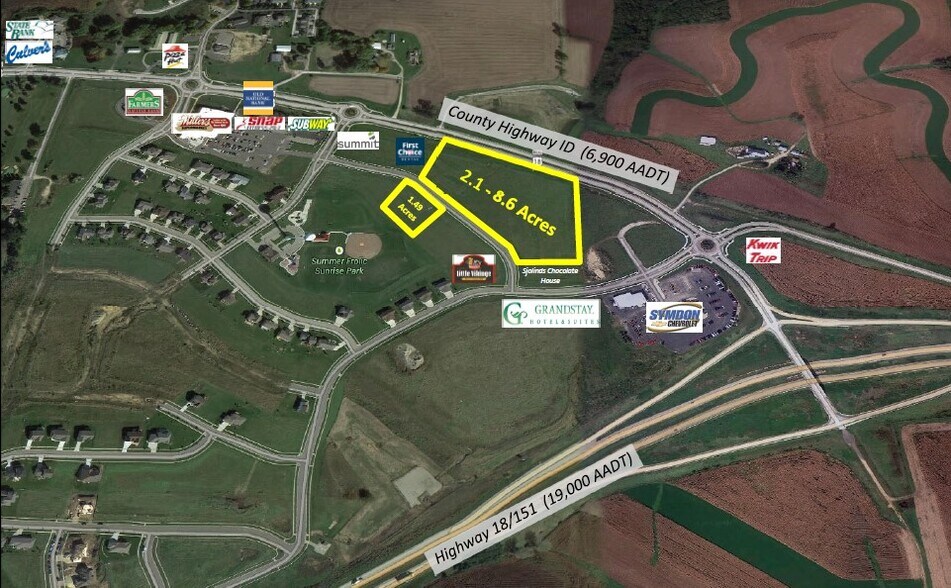 Primary Photo Of Hwy ID and Hwy 151/18, Mount Horeb Land For Sale