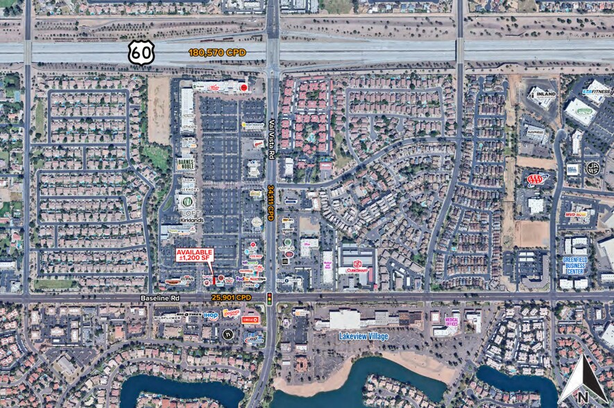 More Photos Of 3440 E Baseline Rd, Mesa General Retail For Lease