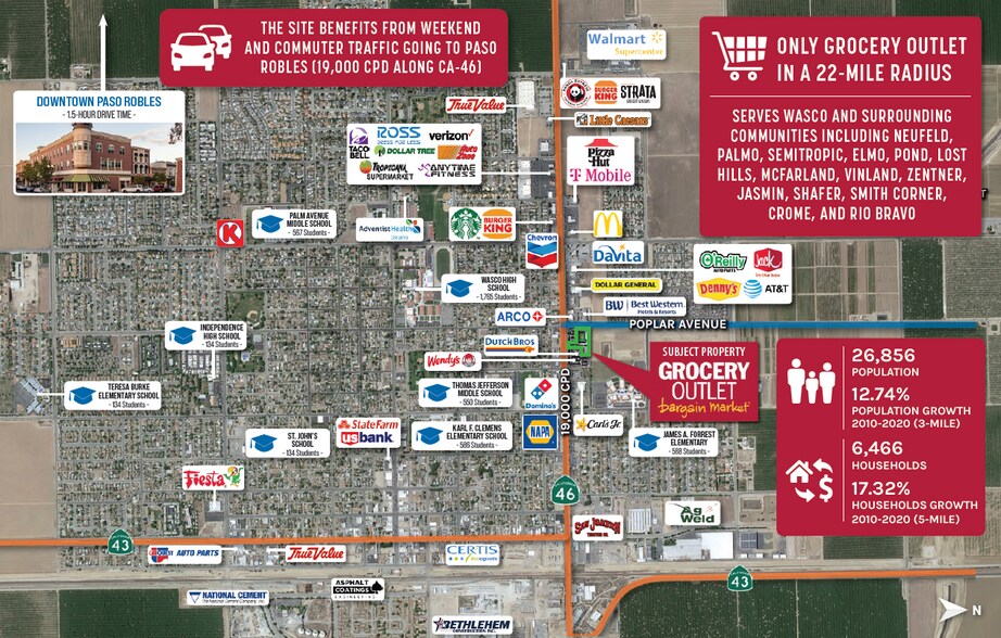 More Photos Of 1650 Highway 46, Wasco Freestanding For Sale