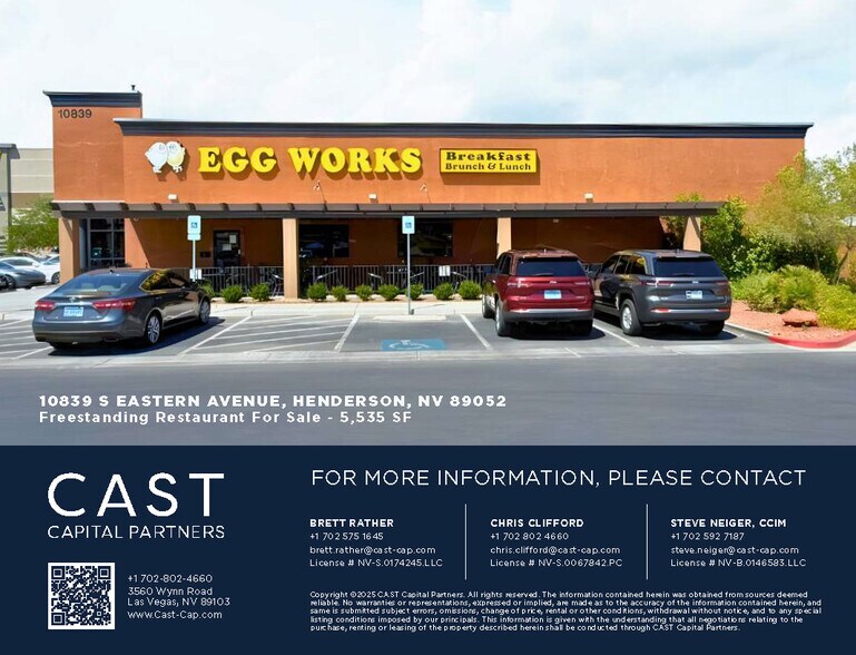More Photos Of 10839 S Eastern Ave, Henderson Restaurant For Sale