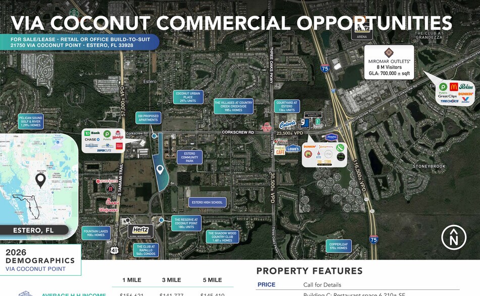 More Photos Of 21750 Via Coconut Pointe, Estero Unknown For Lease