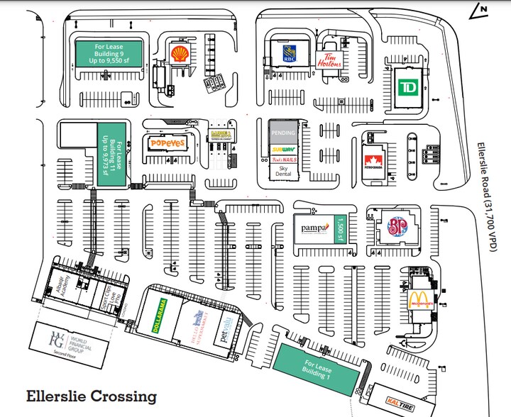 More Photos Of 9650 Ellerslie Rd SW, Edmonton Storefront For Lease