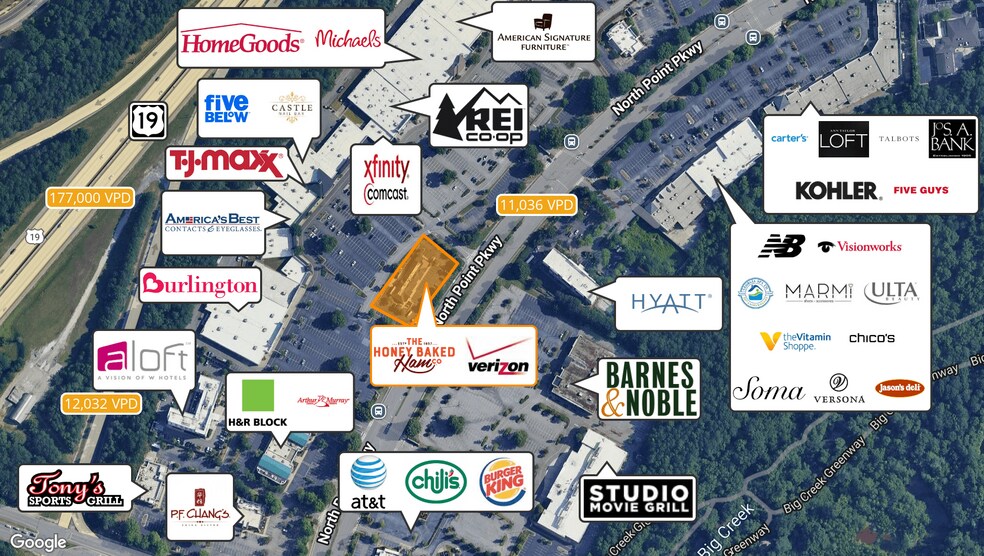 More Photos Of 7601 North Point Pky, Alpharetta Freestanding For Sale