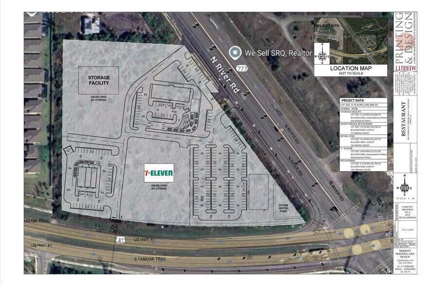 Primary Photo Of S Tamiami Trl @ North River Rd, Venice Land For Lease