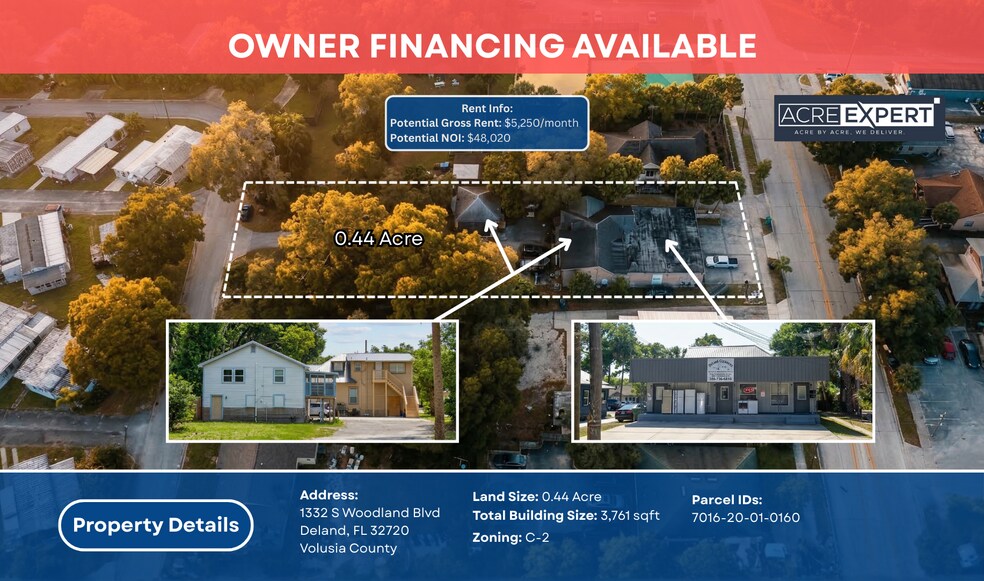 Primary Photo Of 332 S Woodland Blvd, Deland Storefront For Sale