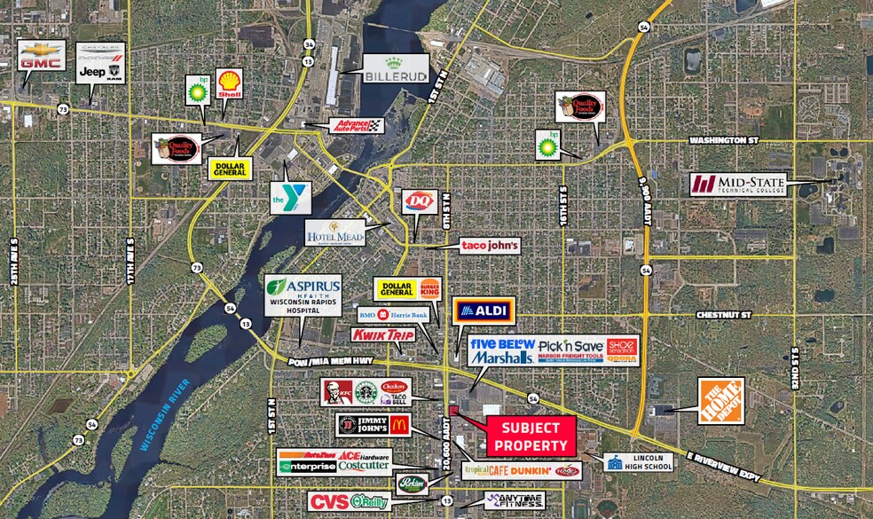 More Photos Of 1841-1847 8th St, Wisconsin Rapids Freestanding For Sale
