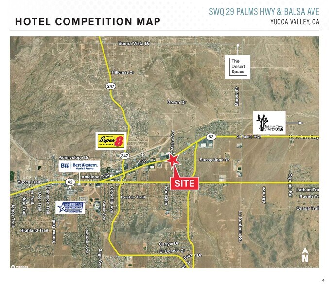 More Photos Of 29 Palms Hwy (Hwy 62) & Balsa ave, Yucca Valley Land For Lease