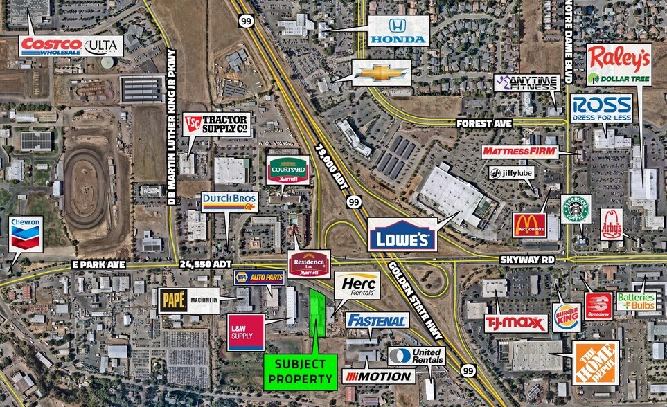More Photos Of 551 Country Dr, Chico Showroom For Lease