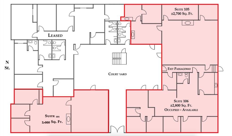 More Photos Of 2409 Merced St, Fresno Medical For Lease