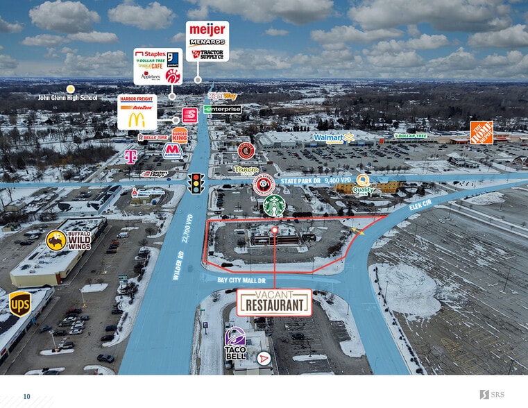 More Photos Of 4109 Wilder Rd, Bay City Restaurant For Sale