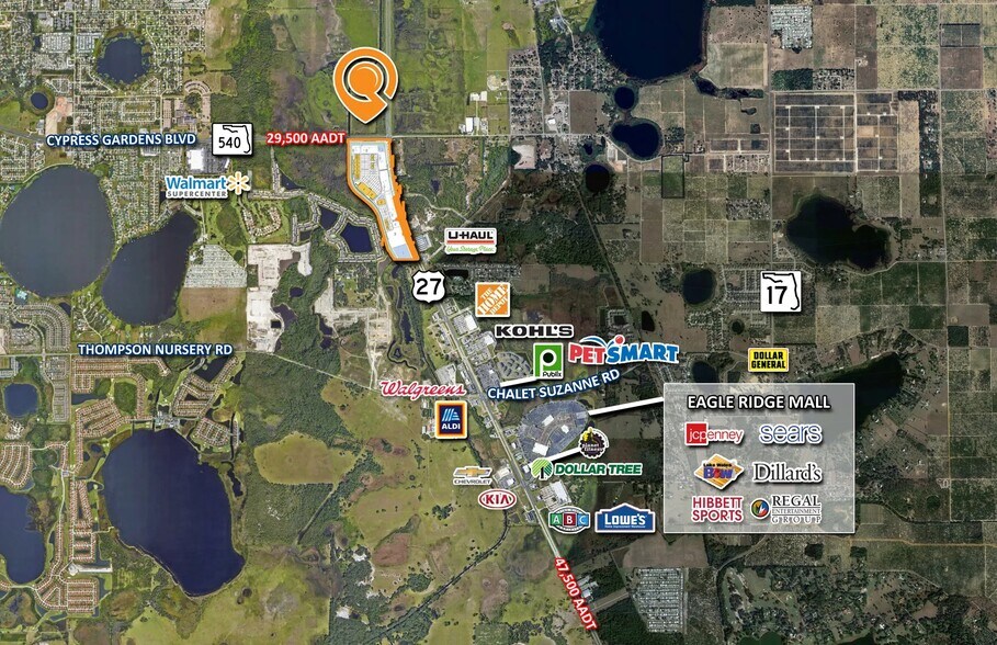 Primary Photo Of Cypress Gardens Blvd @ US Highway 27, Lake Wales General Retail For Lease