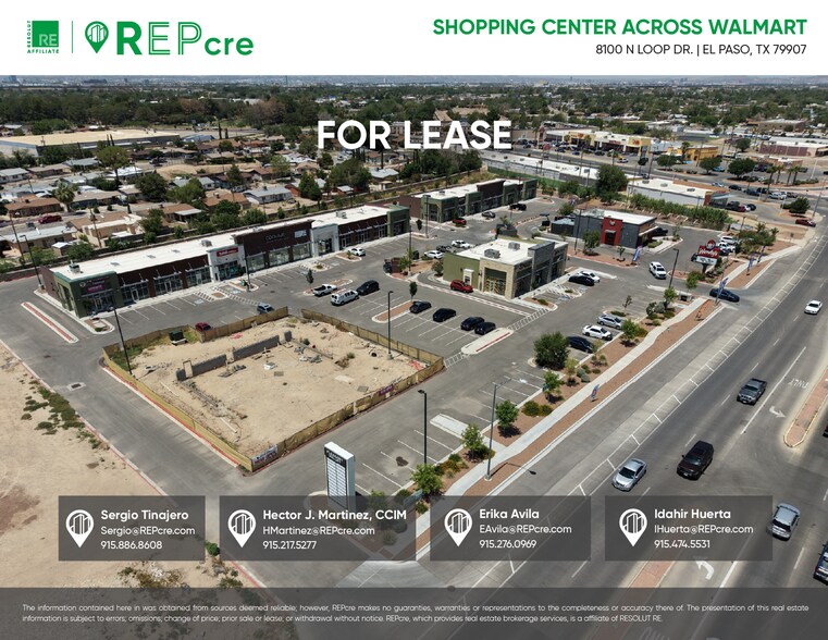 Primary Photo Of 8100 N Loop Dr, El Paso Storefront Retail Office For Lease