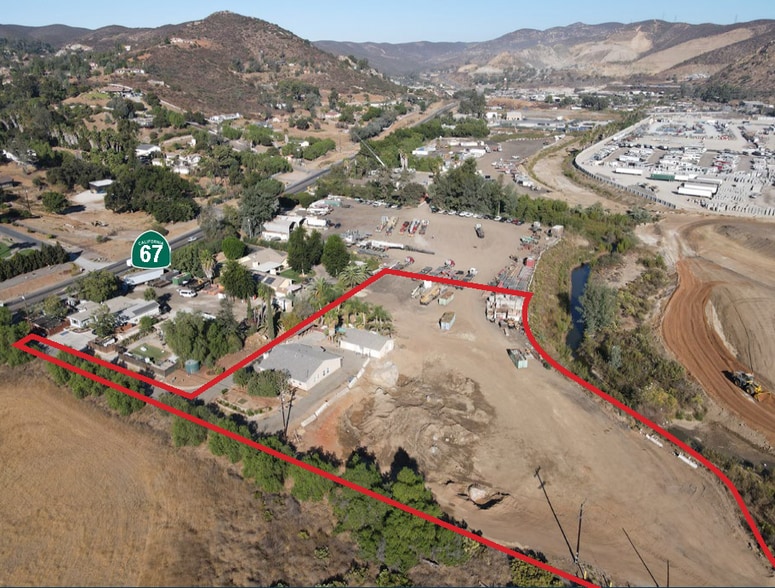 Primary Photo Of 11907 Highway 67, Lakeside Contractor Storage Yard For Sale