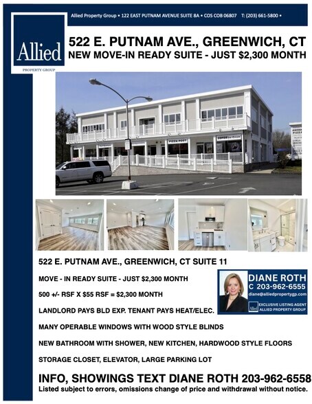 More Photos Of 522 E putnam Ave, Greenwich Freestanding For Lease