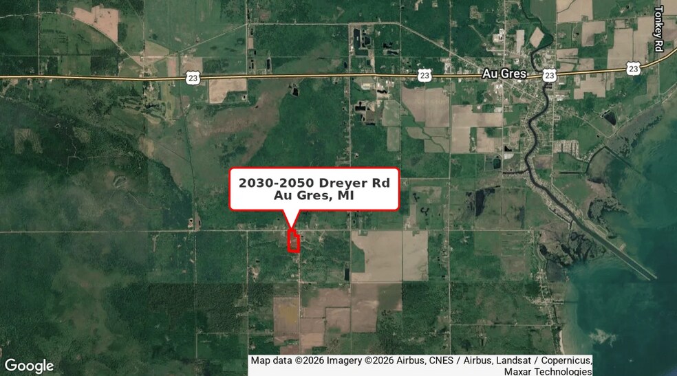 Primary Photo Of 2030-2050 S Dreyer Rd, Au Gres Land For Sale