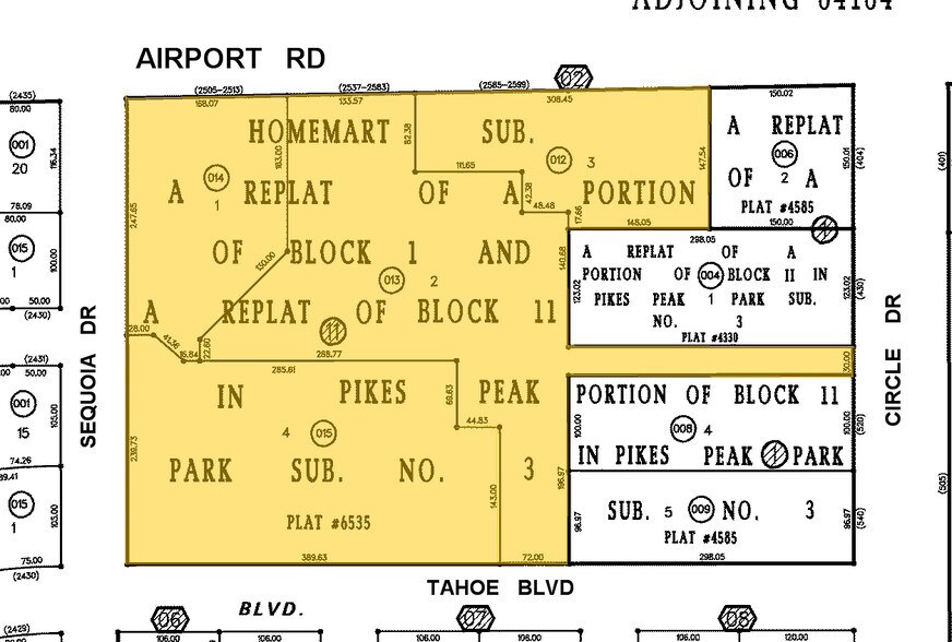 Primary Photo Of 2537-2579 Airport Rd, Colorado Springs General Retail For Lease