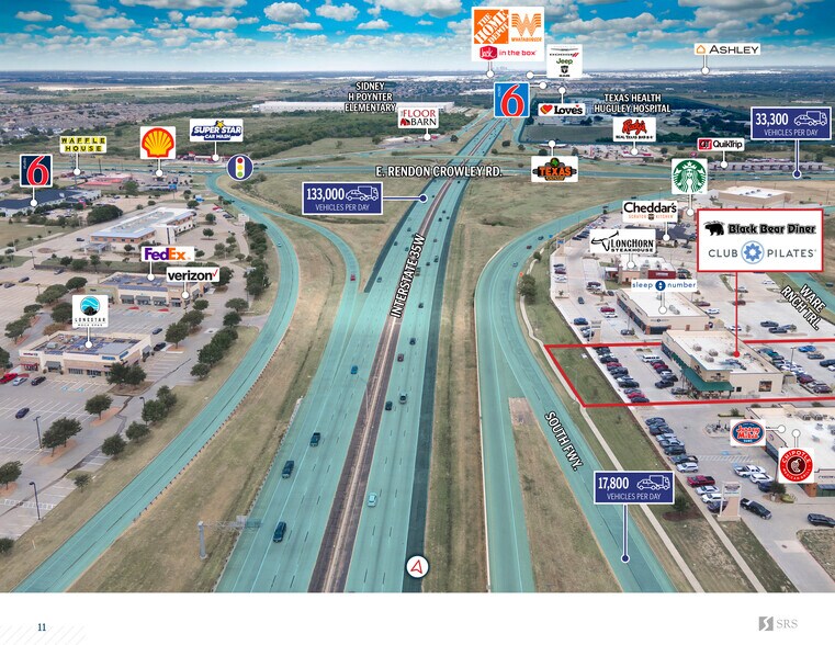 More Photos Of 12613 South Fwy, Burleson Freestanding For Sale