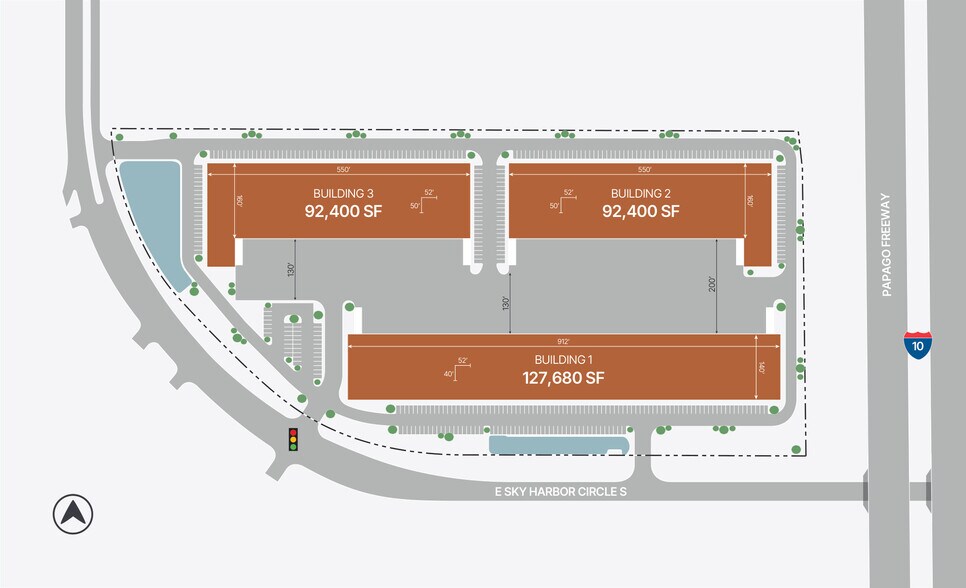More Photos Of 1820 E Sky Harbor Circle N, Phoenix Distribution For Lease