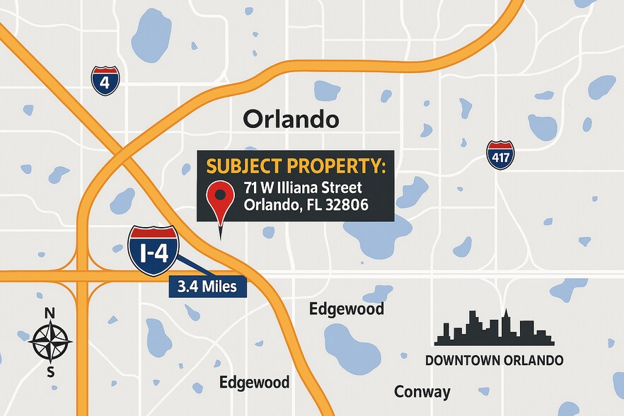 More Photos Of 71 W Illiana St, Orlando Warehouse For Sale