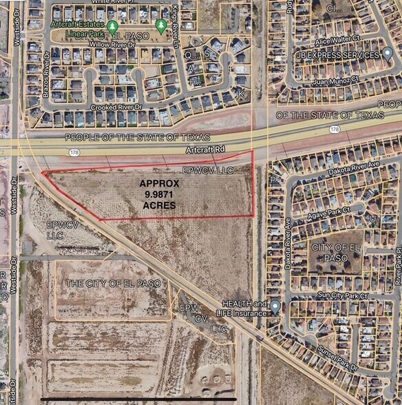 Primary Photo Of Artcraft Rd, El Paso Land For Sale