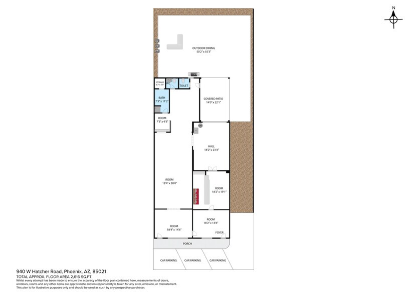 More Photos Of 940 W Hatcher Rd, Phoenix Freestanding For Sale
