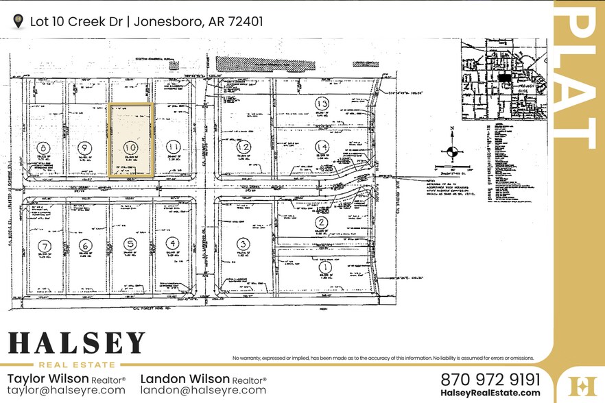 More Photos Of Creek Dr, Jonesboro Land For Sale