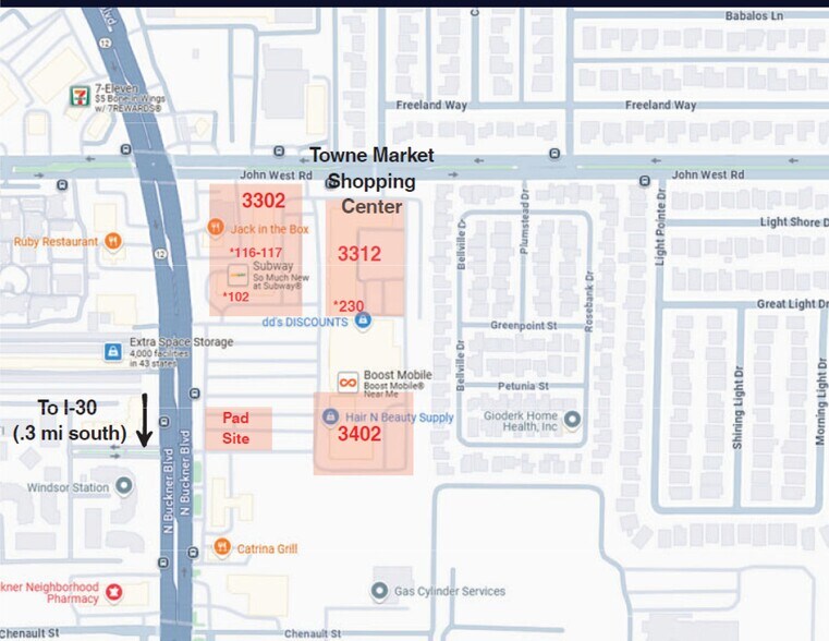 Primary Photo Of 3402 N Buckner Blvd, Dallas Land For Lease