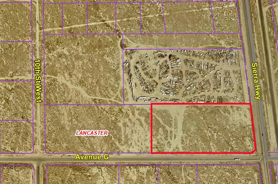 Primary Photo Of Avenue G @ Sierra Hwy, Lancaster Land For Sale