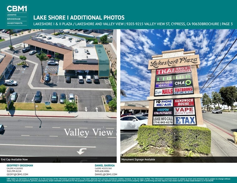 More Photos Of 9203-9215 Valley View St, Cypress Unknown For Lease