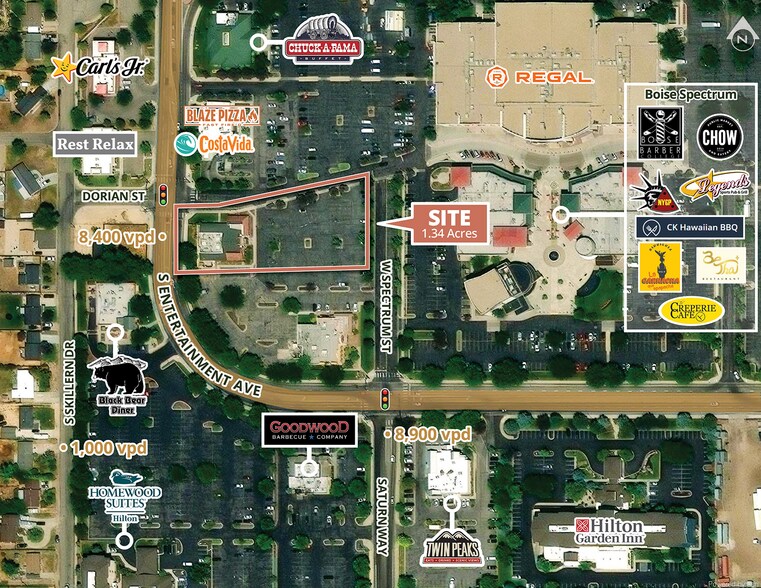 More Photos Of 1700 S Entertainment Ave, Boise Restaurant For Sale