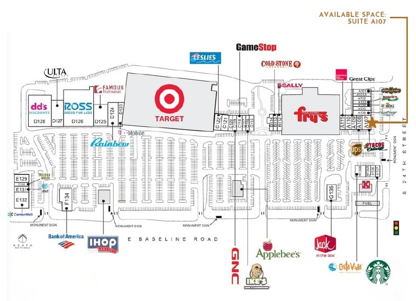 More Photos Of 2320 E Baseline Rd, Phoenix Storefront For Lease