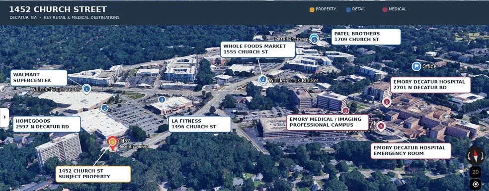 More Photos Of 1452 Church St, Decatur Medical For Lease