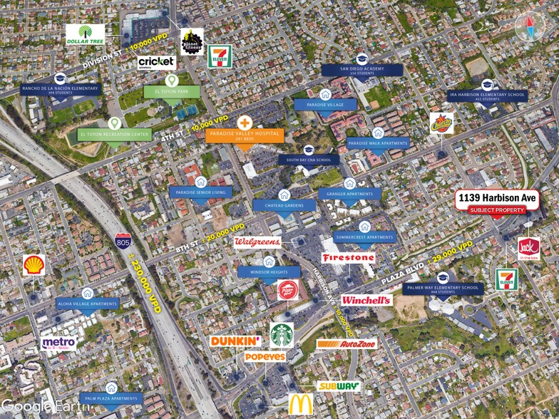More Photos Of 1139 S Harbison Ave, National City Land For Lease