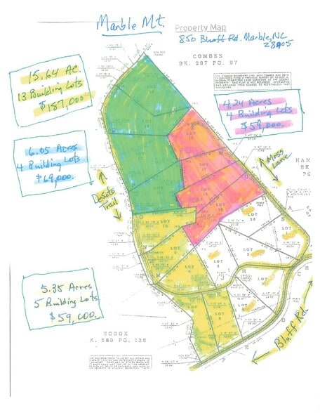 Primary Photo Of 850 Bluff Rd, Marble Land For Sale