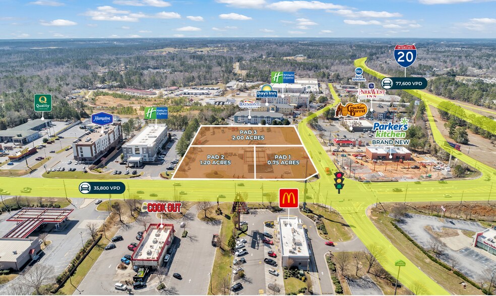 More Photos Of 4091 Jimmie Dyess Pkwy, Grovetown Land For Lease