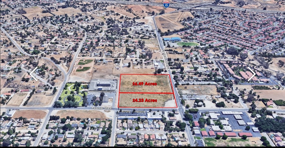 Primary Photo Of NWC Wildomar Trail & Palomar St @ Palomar st, Wildomar Land For Sale