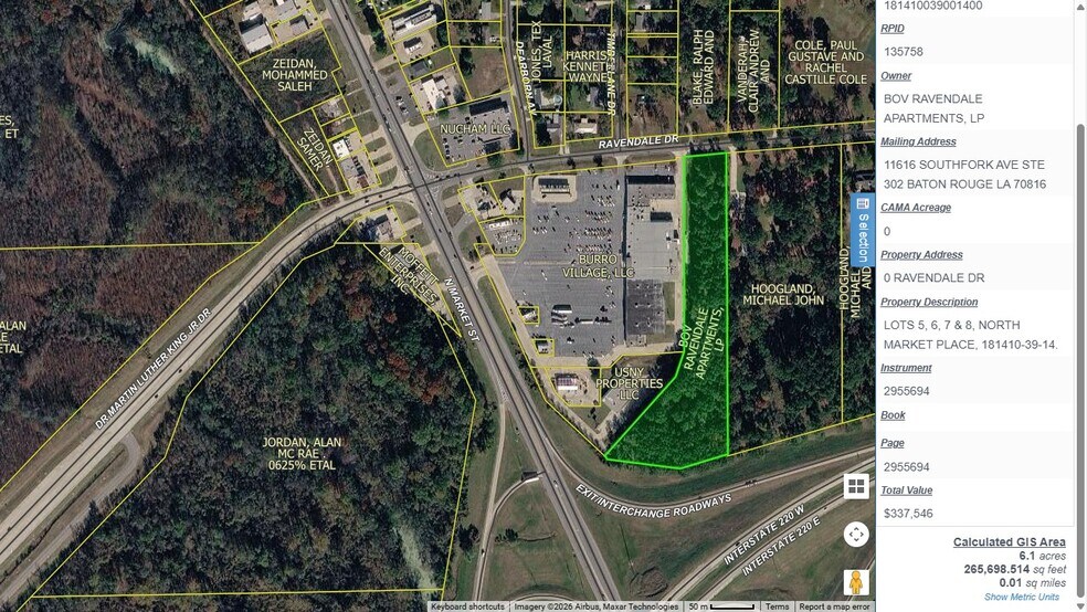 More Photos Of 909 Ravendale St, Shreveport Land For Sale