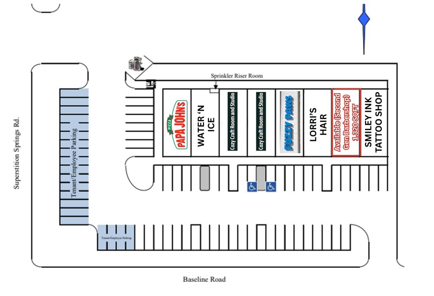 More Photos Of 7102 E Baseline Rd, Mesa Department Store For Lease