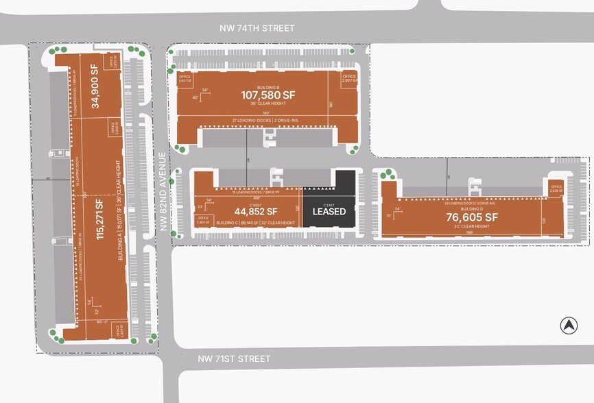 More Photos Of 8130 NW 74th St, Medley Unknown For Lease