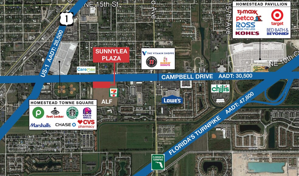 Primary Photo Of 1400-1420 NE 8th St, Homestead Storefront For Lease